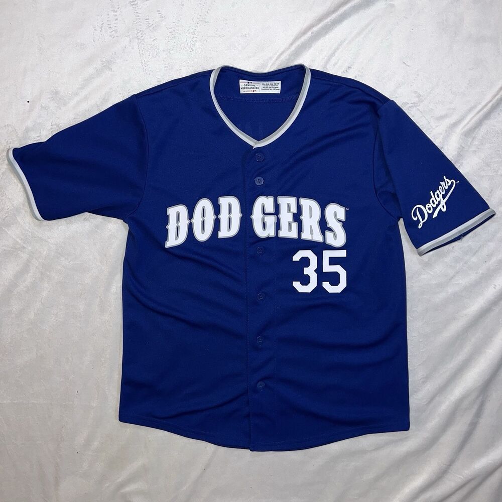Team Athletics Genuine Merchandise LA Dodgers Bellinger Number 35 Jersey Size XL